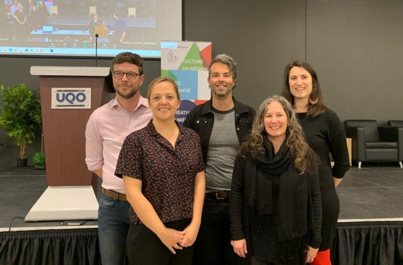 Des membres du Réseau au colloque de la CREAT